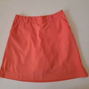 Nike Golf Womens Dri Fit Coral Athletic Golf Skort